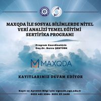 MAXQDA ile Sosyal Bilimlerde Nitel Veri Analizi Temel Eğitimi Sertifika Programı
