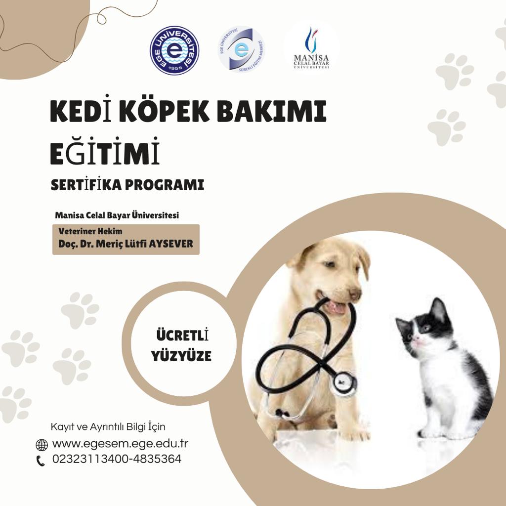 Kedi Köpek Bakımı ve Sağlığı Eğitimi Sertifika Programı