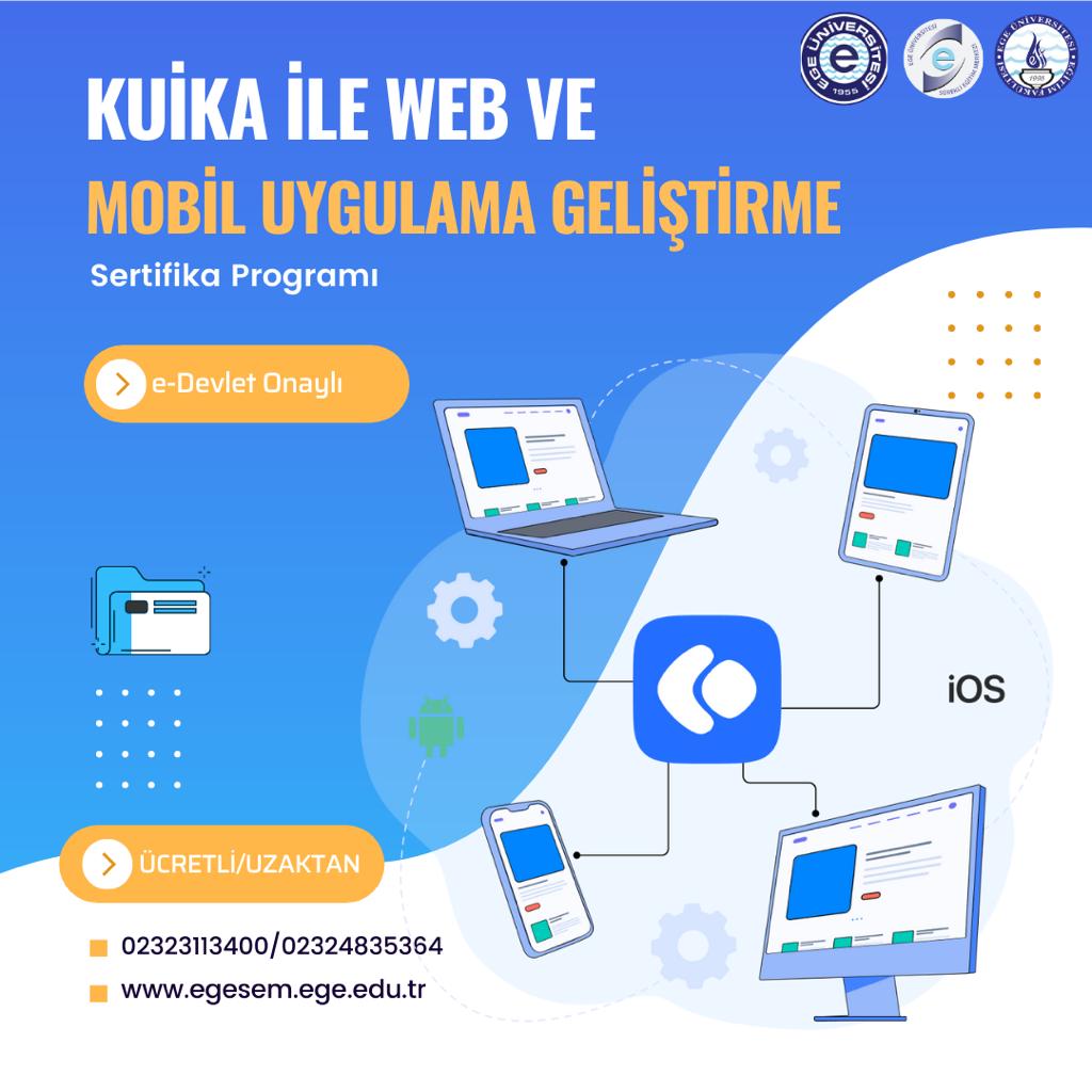 Kuika ile Web ve Mobil Uygulama Geliştirme Eğitimi Sertifika Programı