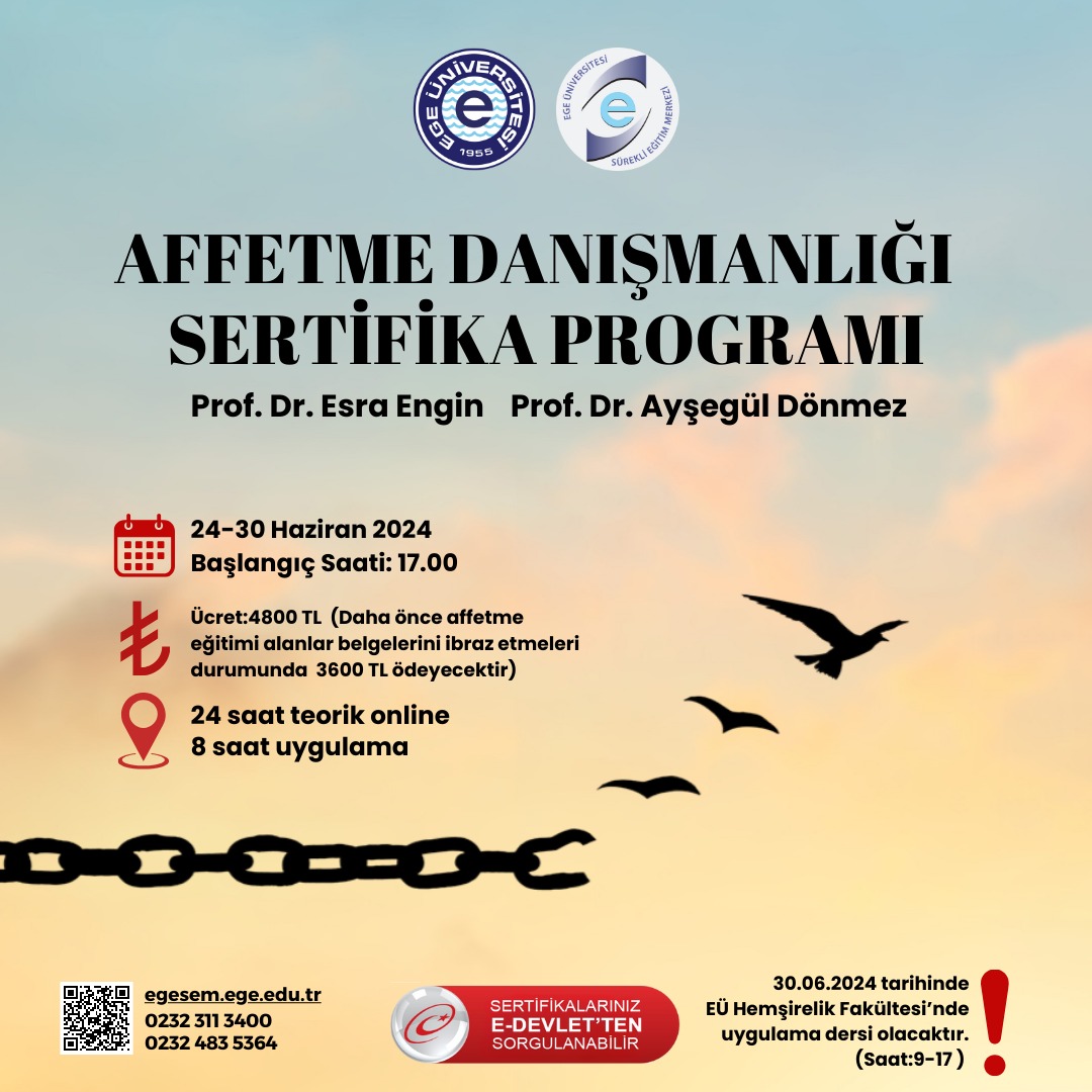 Affetme Danışmanlığı Eğitimi Sertifika Programı