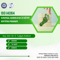 ISO 14064 Kurumsal Karbon Ayak İzi Eğitimi Sertifika Programı