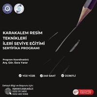 Karakalem Resim Teknikleri - İleri Seviye  Eğitimi Sertifika Programı